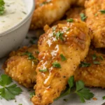 Air Fryer Honey Butter Garlic Chicken Tenders