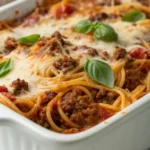 Italian Spaghetti Bake Recipe