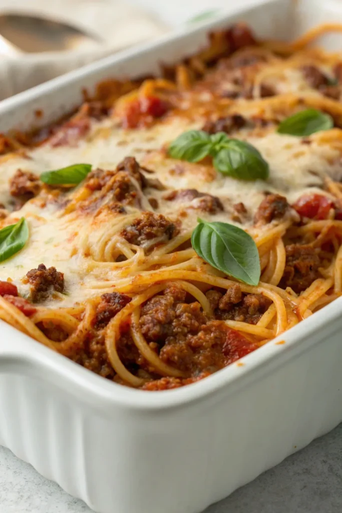 Italian Spaghetti Bake Recipe