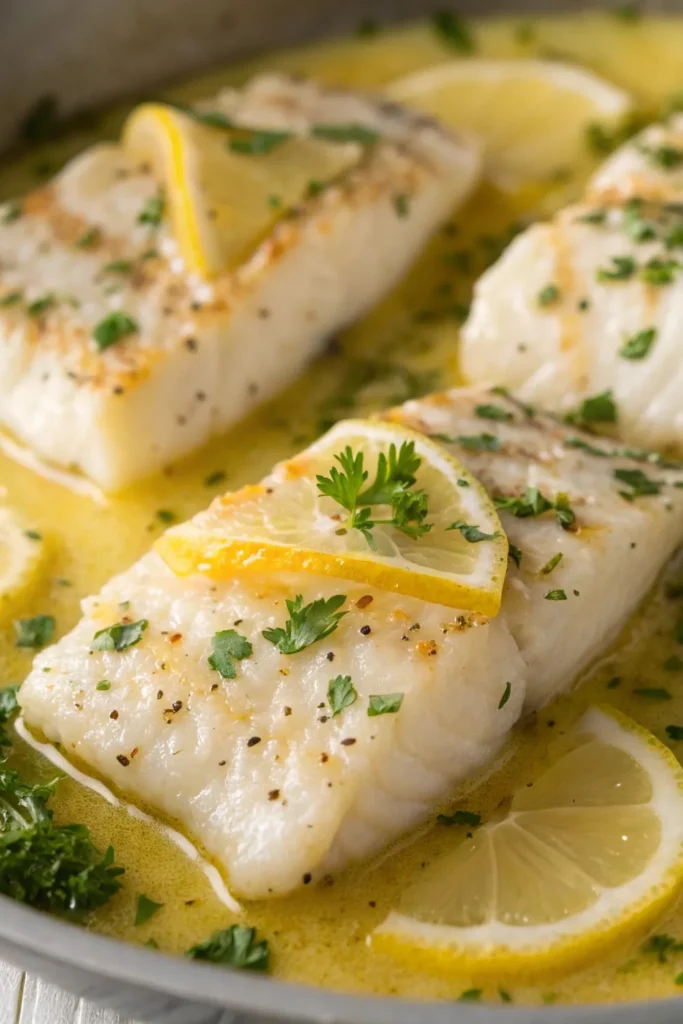 Baked Cod in Lemon Butter Recipe