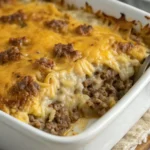 Cheesy Hamburger Rice Casserole Recipe