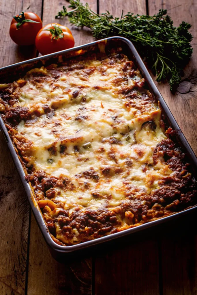 Cheesy Meat Lovers Casserole recipe