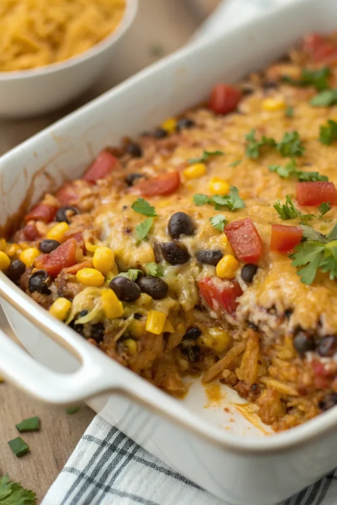 Cheesy Mexican Rice Casserole Delight Recipe