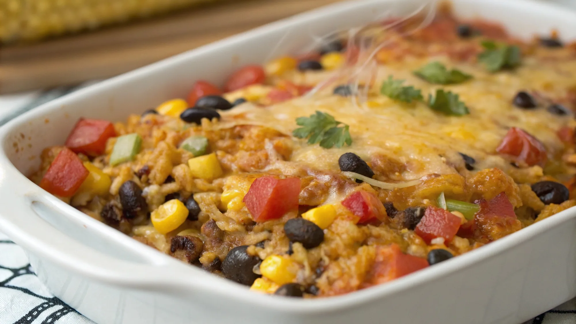 Cheesy Mexican Rice Casserole Delight