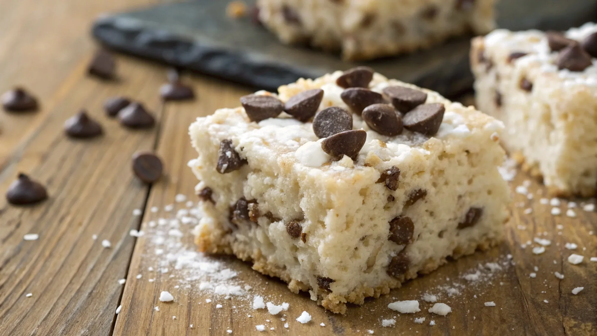 Chocolate Chip Treats with Rice Krispies