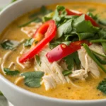 Crockpot Thai Coconut Chicken Soup Recipe