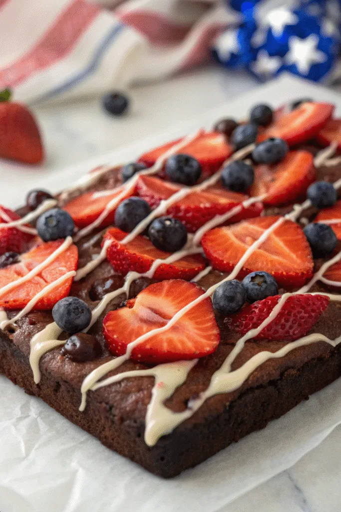 Fourth of July Brownies Recipe