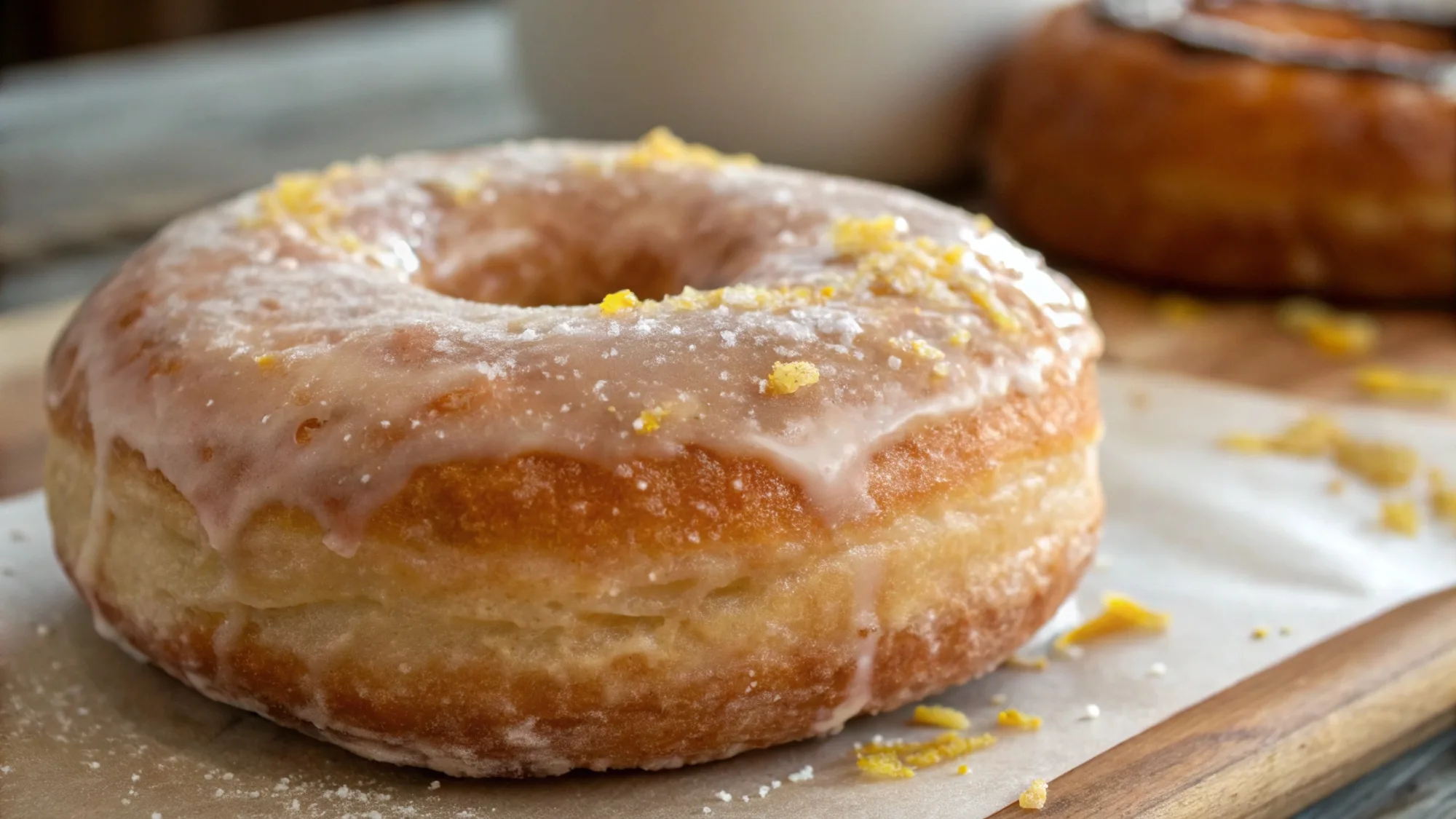Glazed Sourdough Donuts Delight