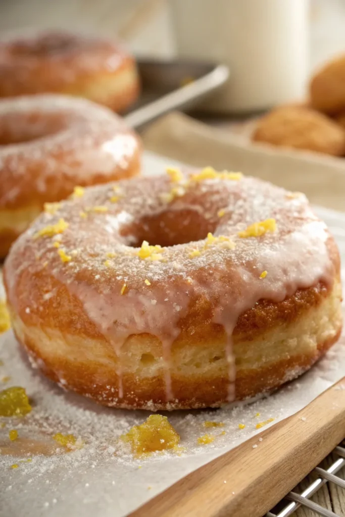 Glazed Sourdough Donuts Delight