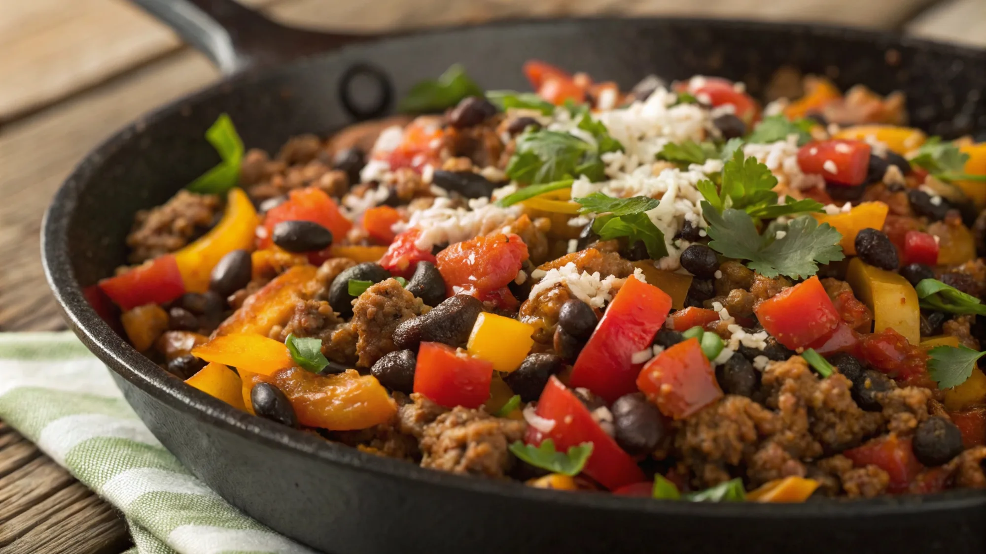 Ground Turkey Taco Skillet
