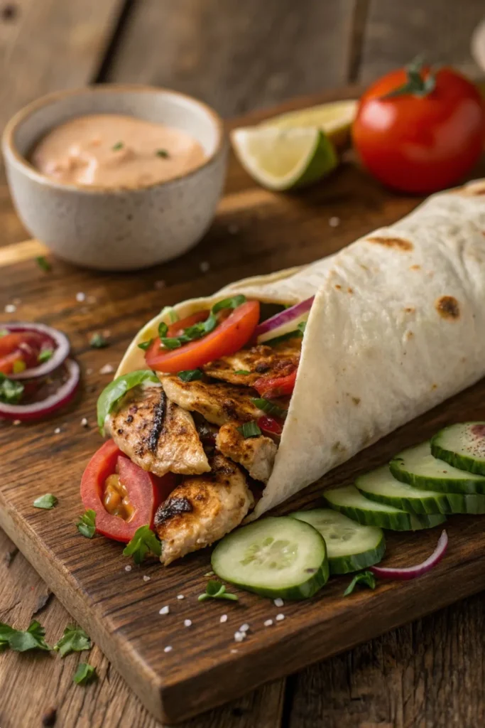 Homemade Chicken Shawarma