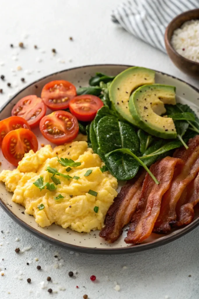 Keto Breakfast Plate