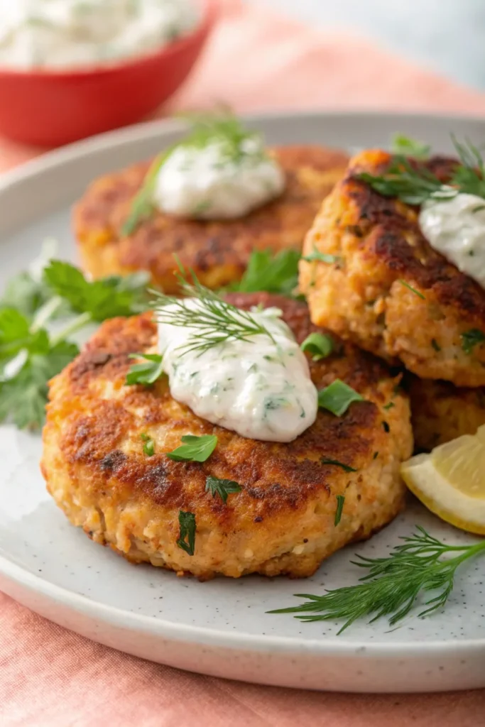 Mediterranean Salmon Patties