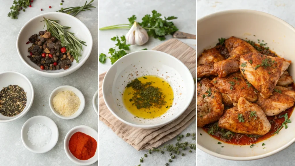Pollo al Horno Steps