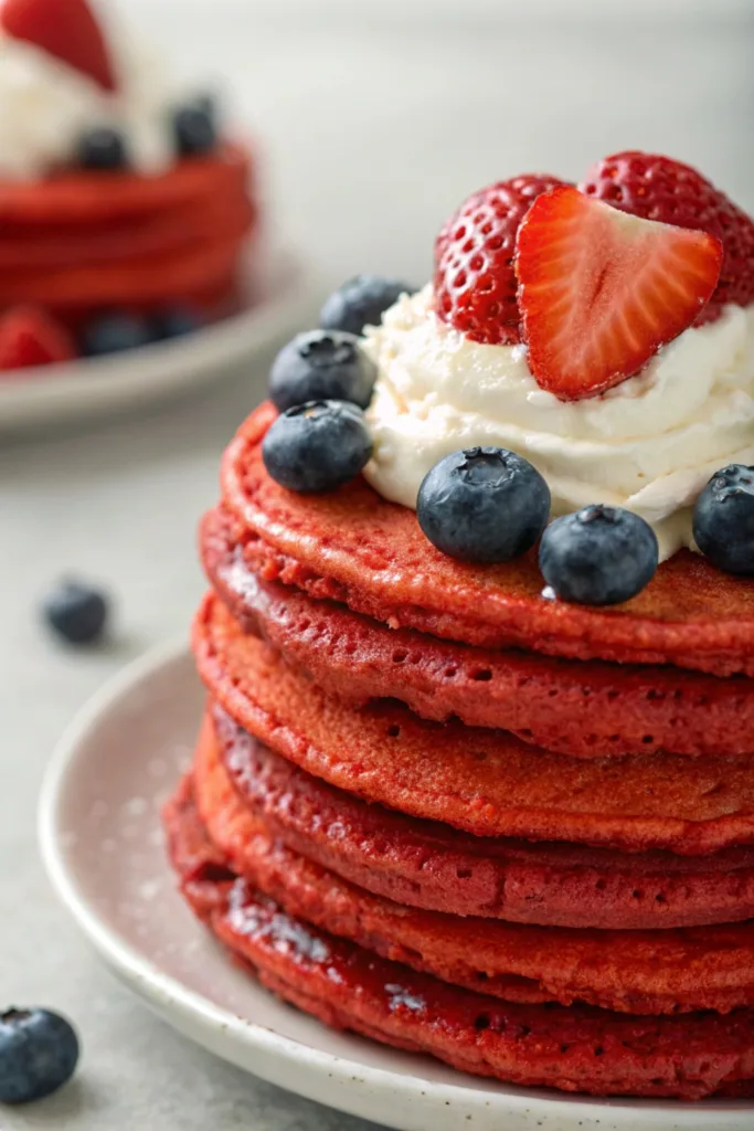Red Velvet Pancakes Recipe