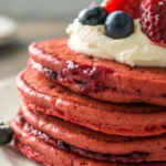 Red Velvet Pancakes