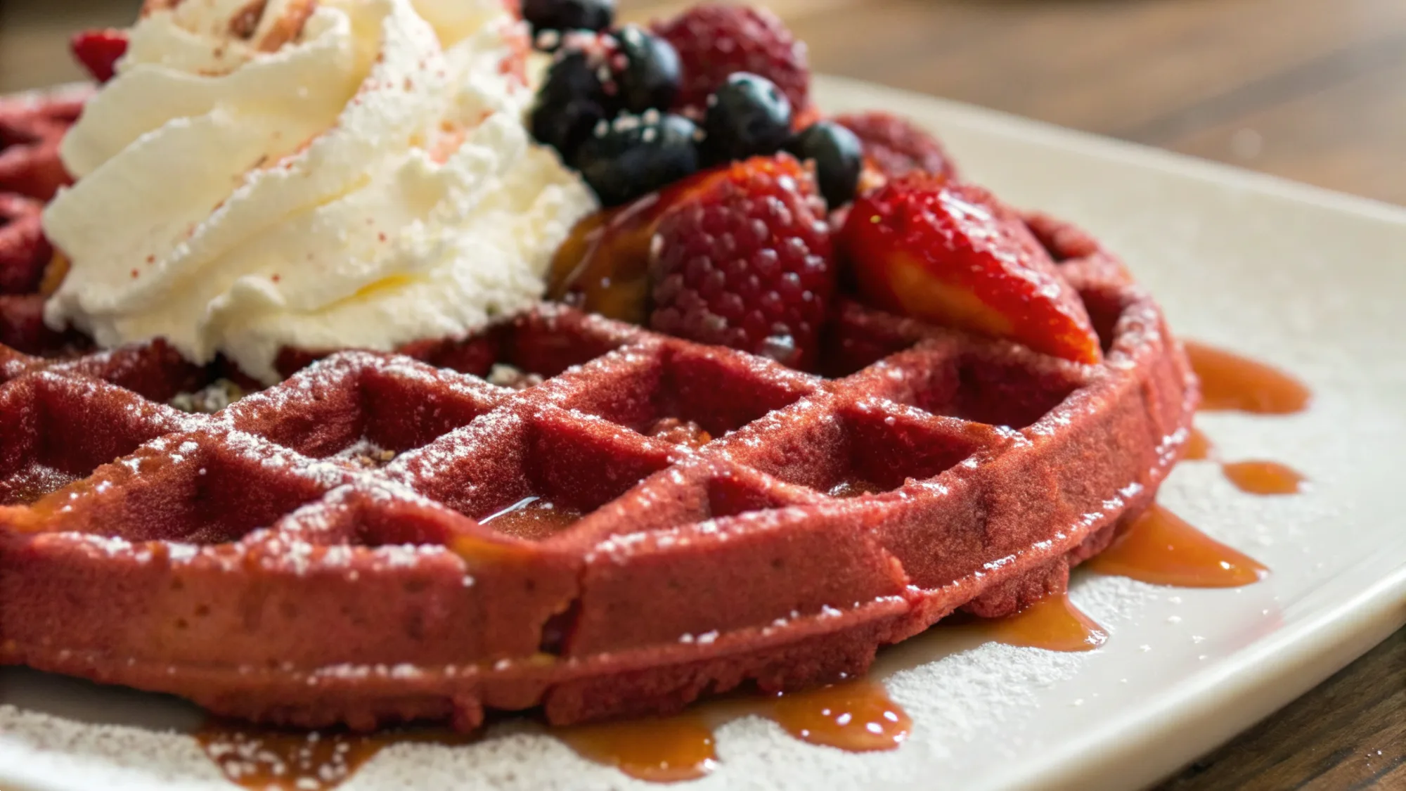 Red Velvet Waffles recipe