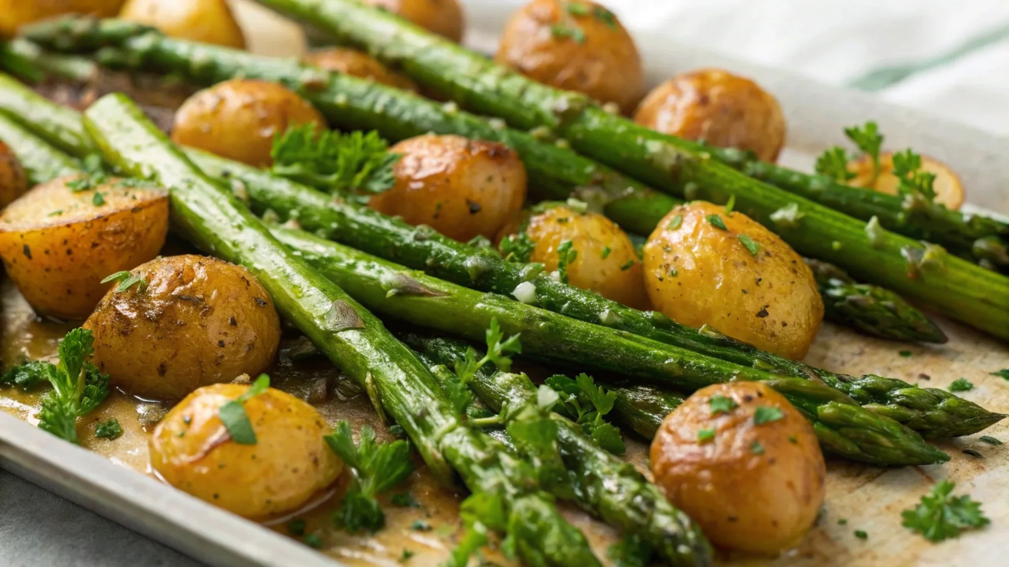 Roasted Asparagus Potatoes Delight