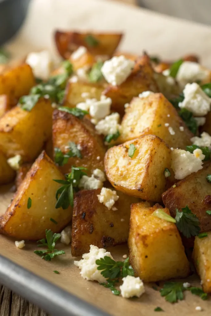 Roasted Potatoes with Feta Recipe