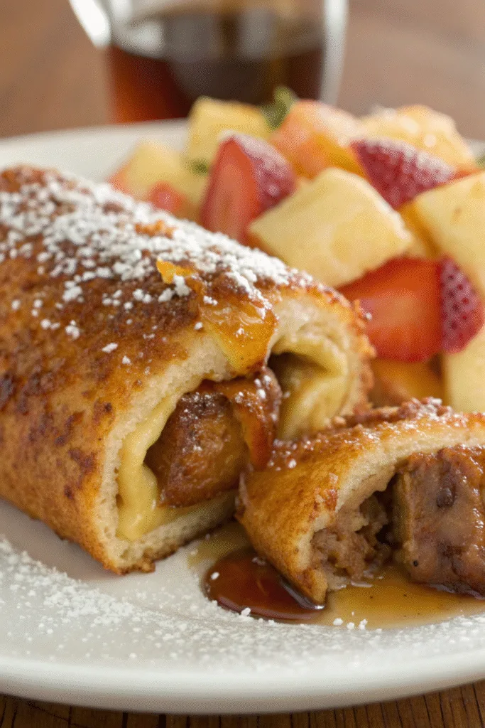 Sausage French Toast Roll-Ups Recipe