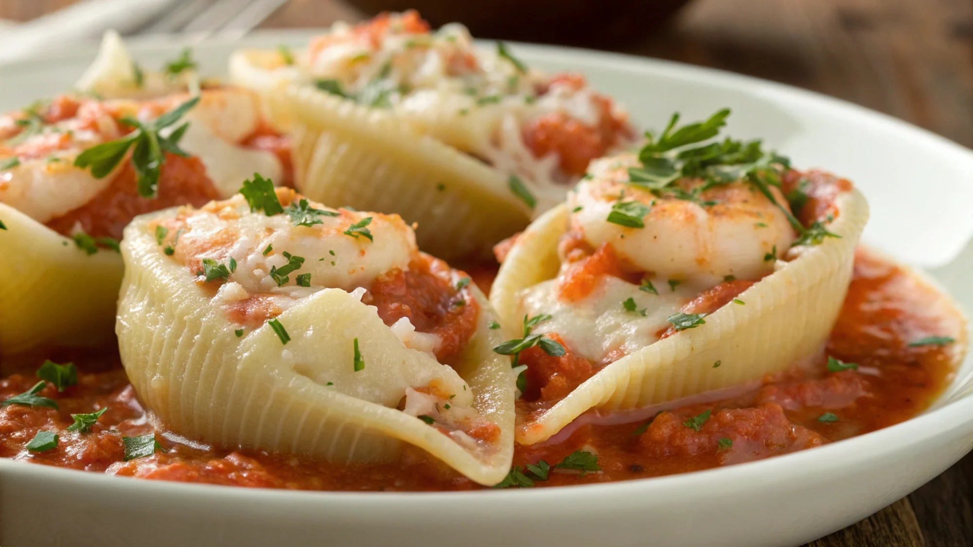 Seafood Stuffed Shells Recipe Delight