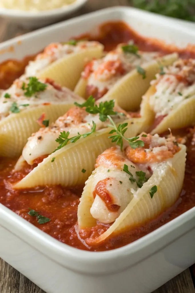 Seafood Stuffed Shells Recipe