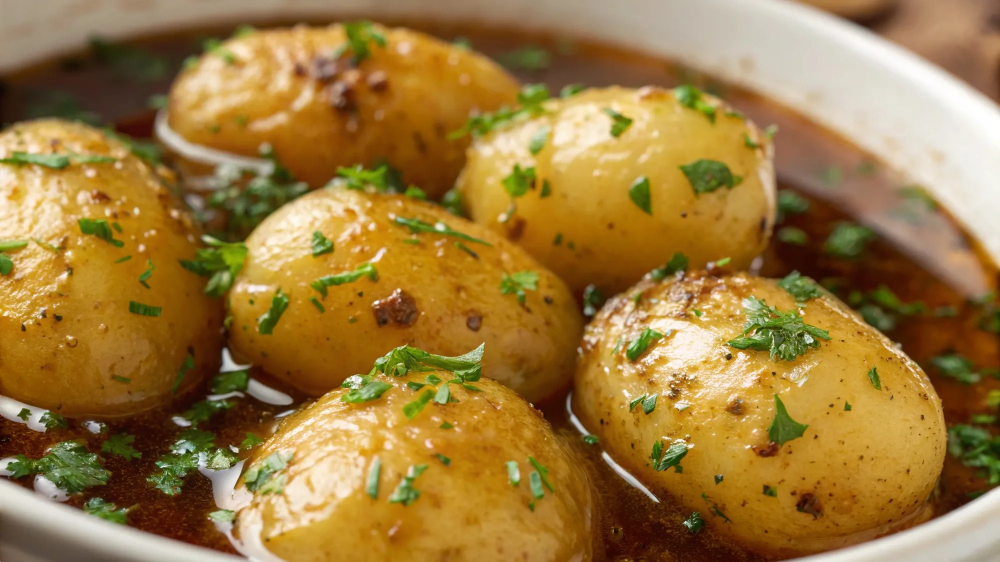 Slow Cooker Lipton Potatoes