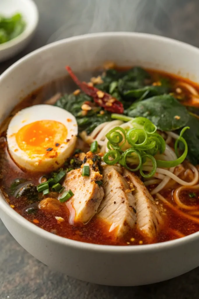 Fiery Chicken Ramen Recipe