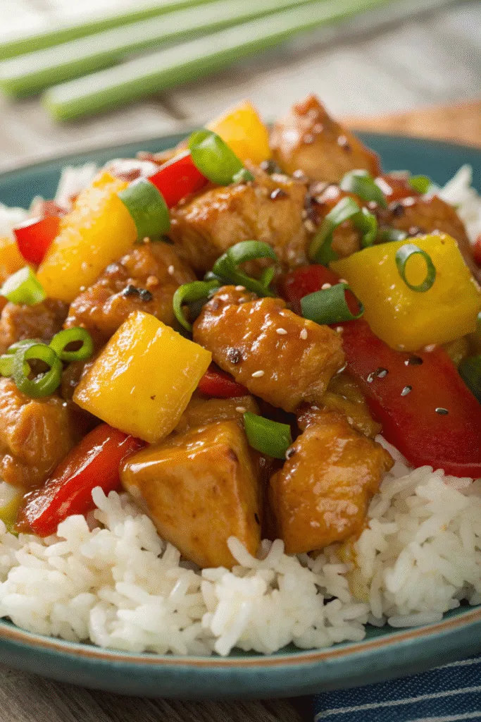 Teriyaki Pineapple Chicken Peppers Recipe