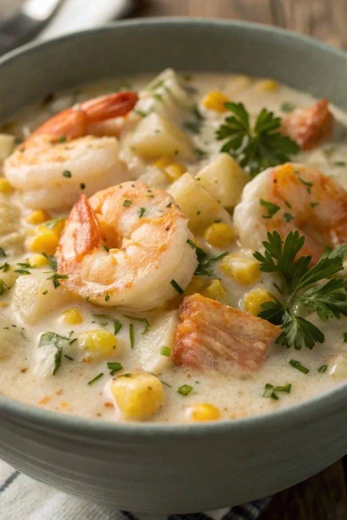 Thick Creamy Seafood Chowder Recipe
