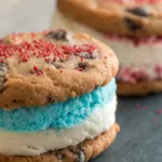 4th of July Ice Cream Sandwiches recipe