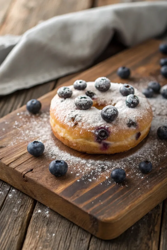 Baked Blueberry Donuts recipe