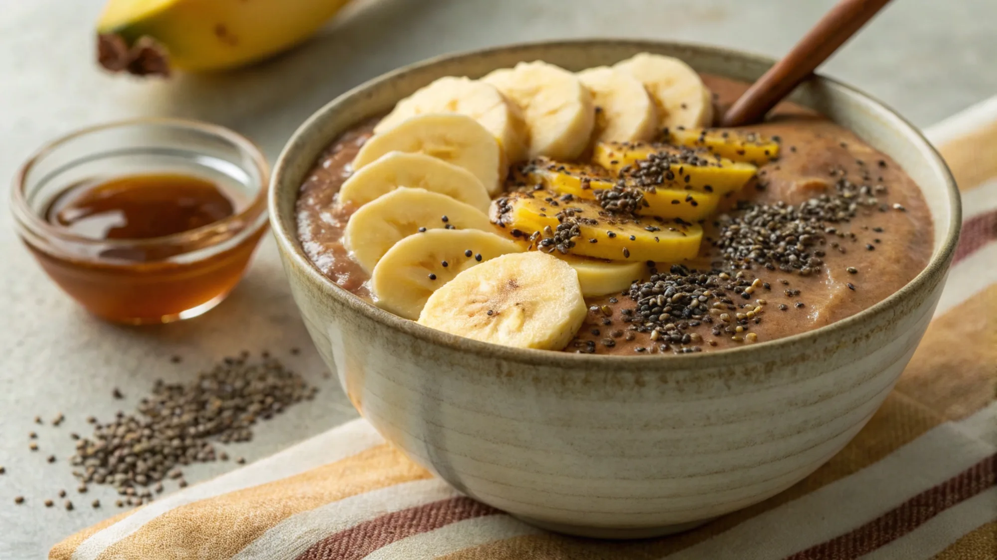 Banana Peanut Butter Chia Pudding recipe