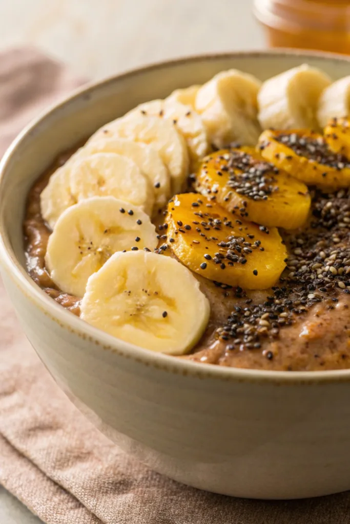 Banana Peanut Butter Chia Pudding