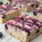 Blueberry Swirl Rice Krispies Treats