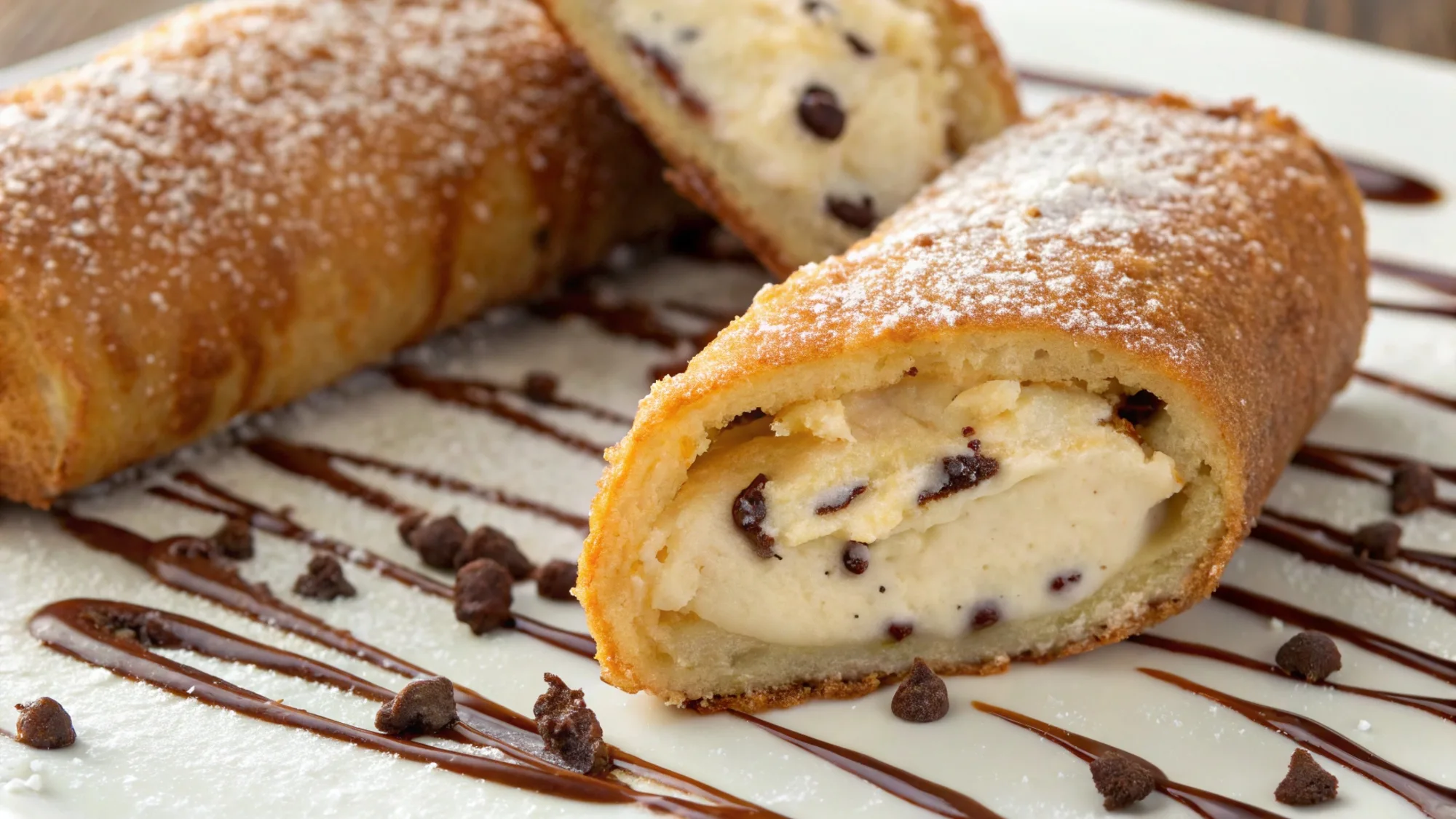 Cookie Dough Cheesecake Churros recipe