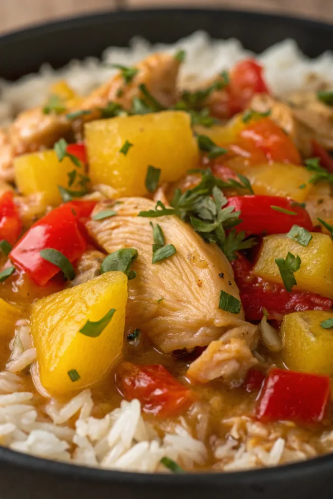 Crockpot Pineapple Chicken recipe