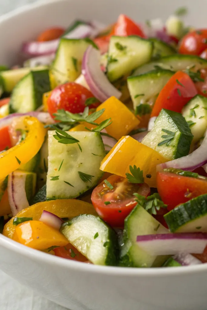 Cucumber Sweet Pepper Salad