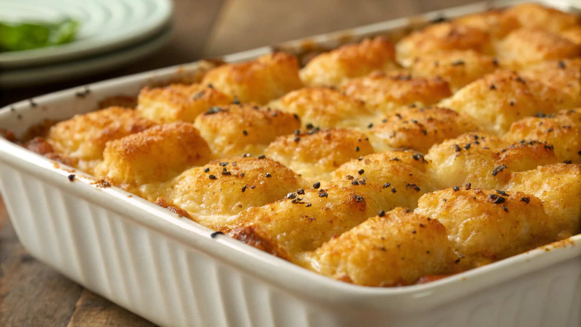 Golden Tater Tot Casserole recipe