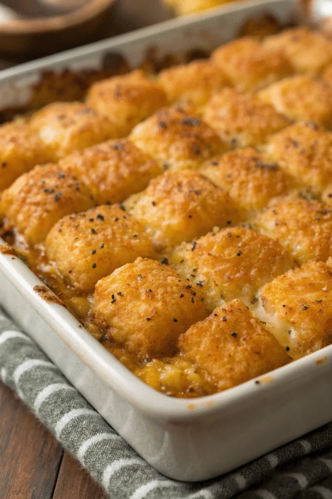 Golden Tater Tot Casserole