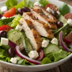 Greek Salad with Meat recipe