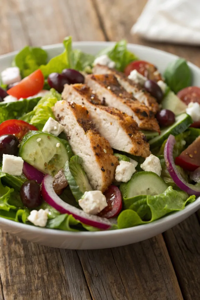 Greek Salad with Meat recipe