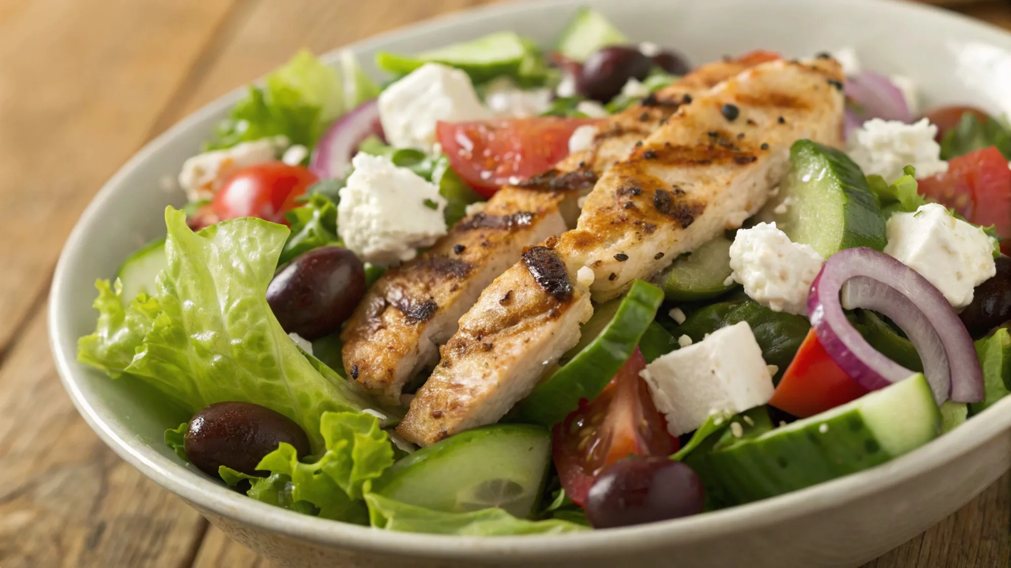 Greek Salad with Meat