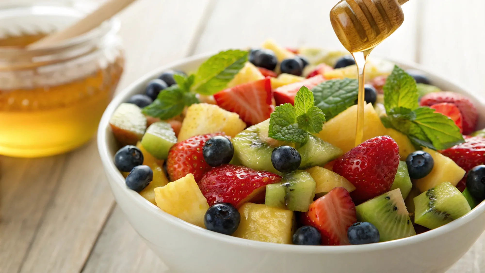 Honey Lime Fruit Salad recipe