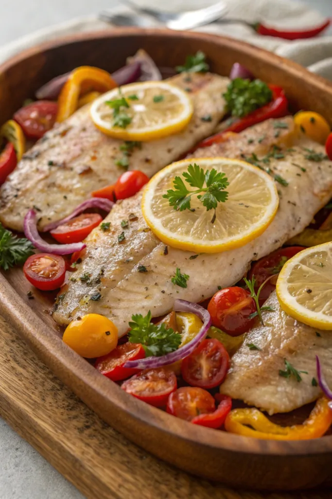 Mediterranean Baked Fish