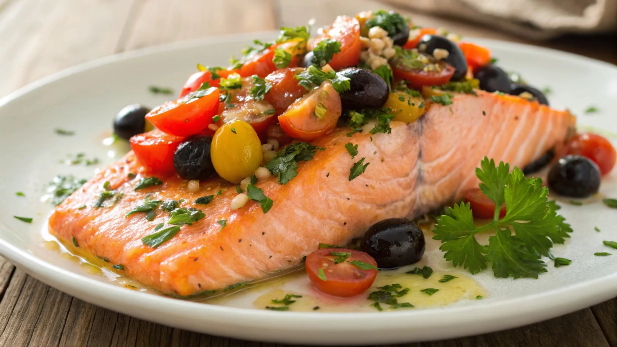 Mediterranean Salmon recipe