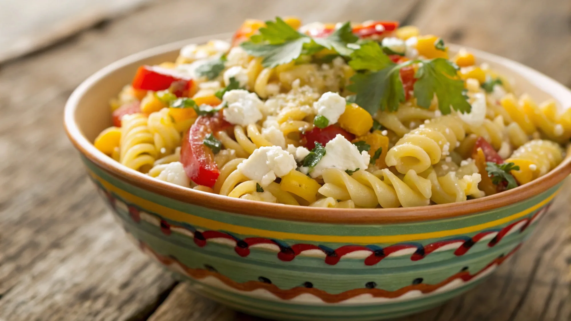 Mexican Street Corn Pasta Salad recipe