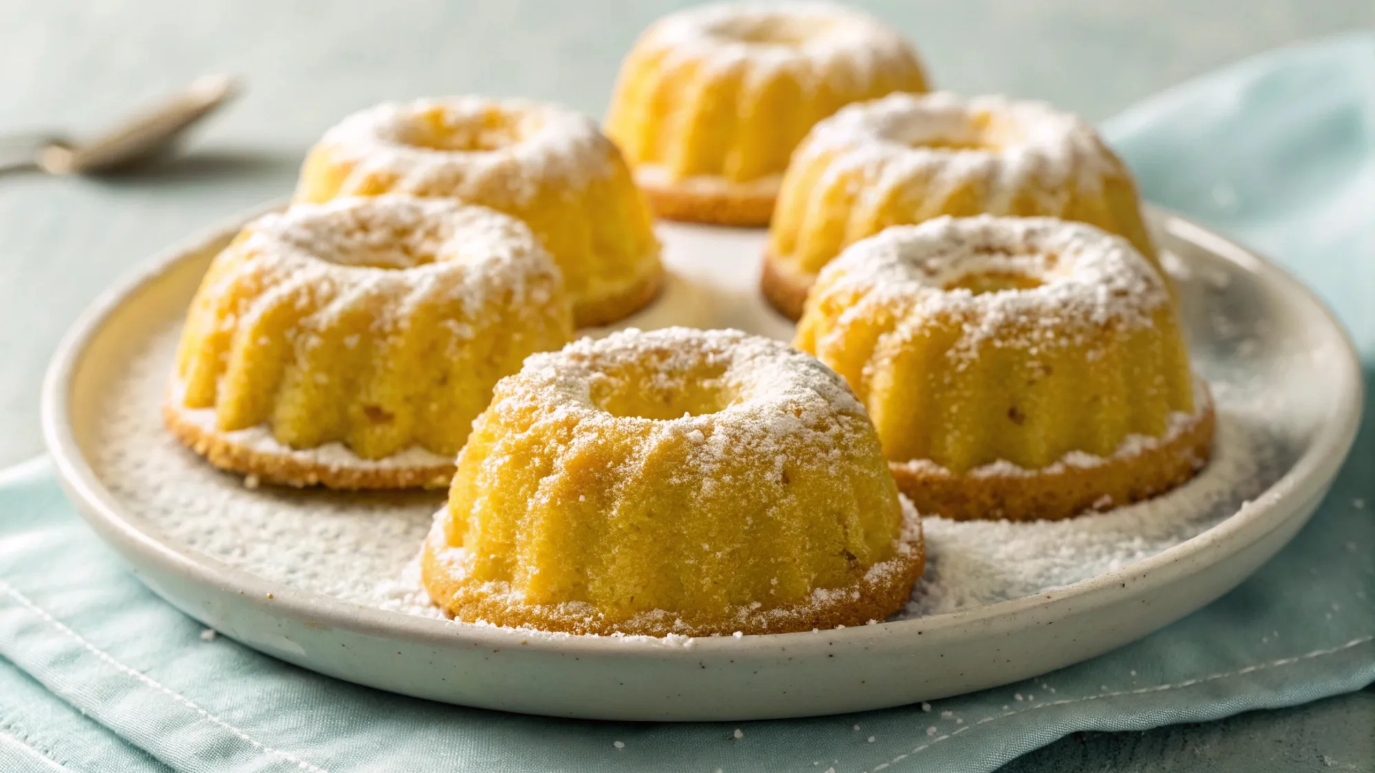 Mini Lemon Bundt Cakes recipe