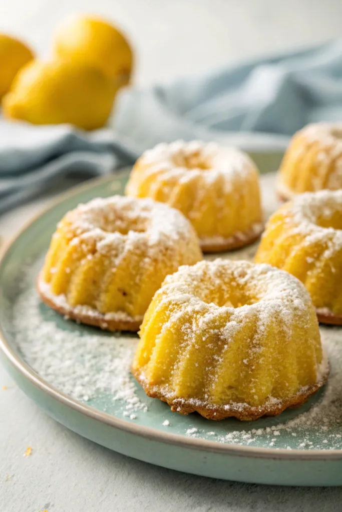 Mini Lemon Bundt Cakes