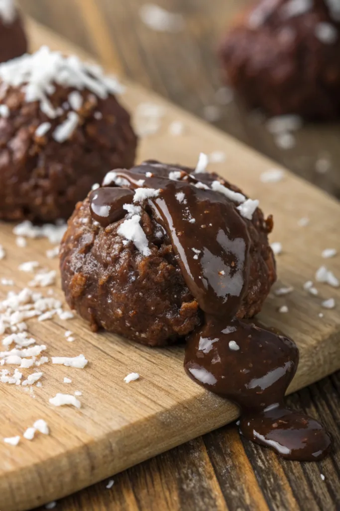 No-Bake Chocolate Coconut Cookies